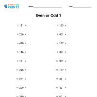 even and odd numbers worksheet generator