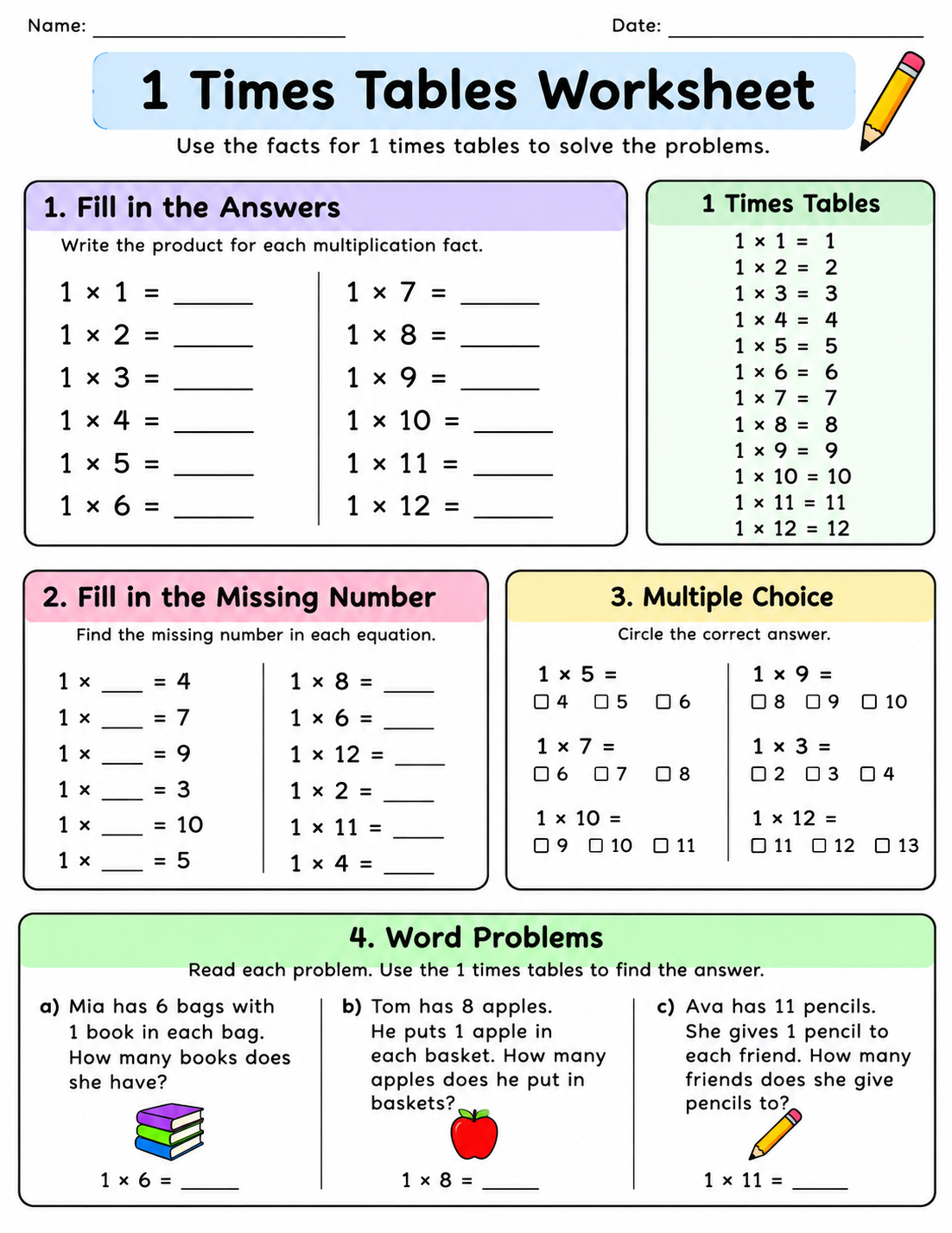 Times Tables