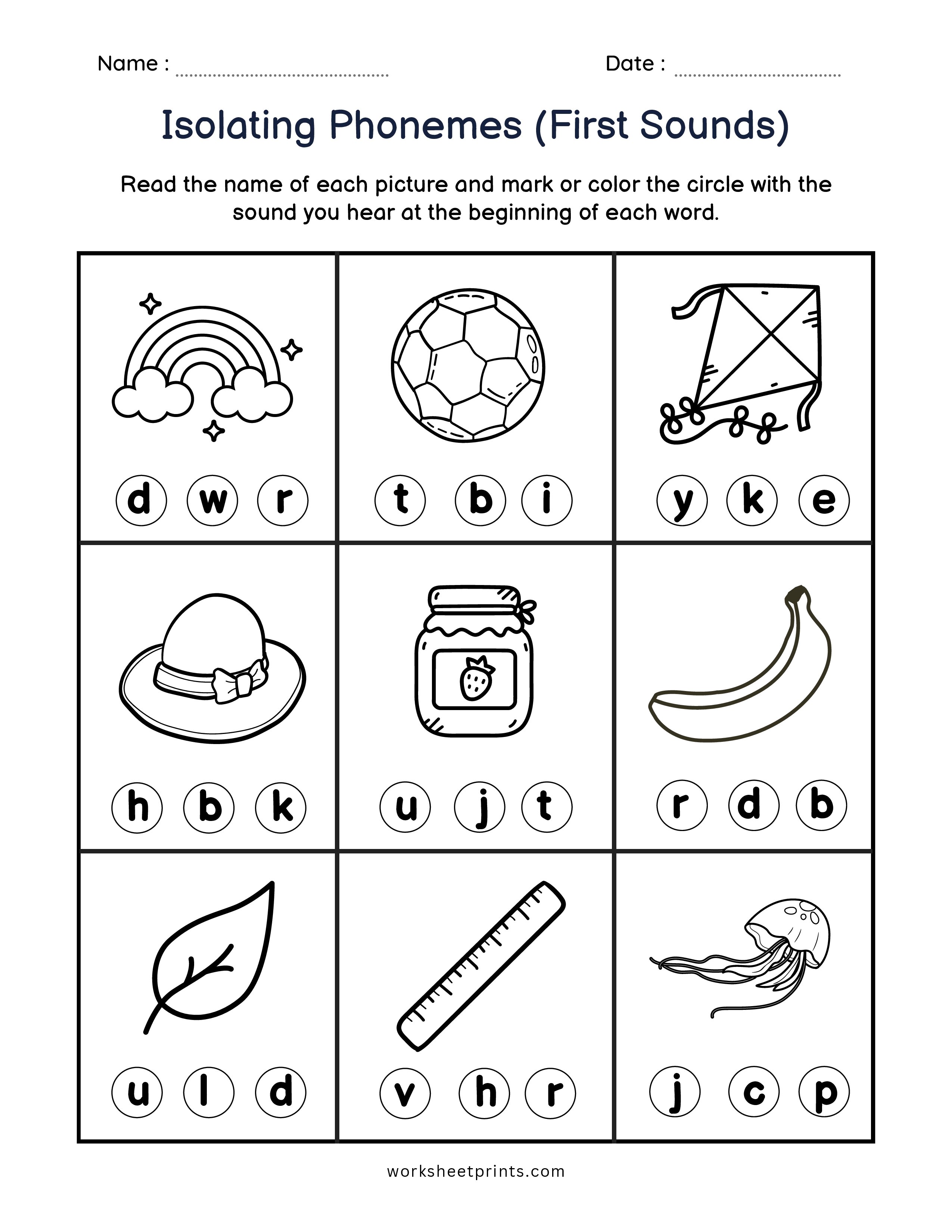 Isolating Phonemes