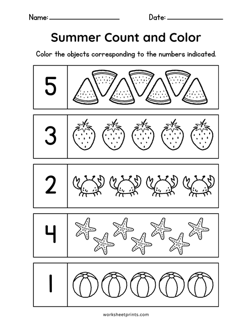 Count & Color (1-5)