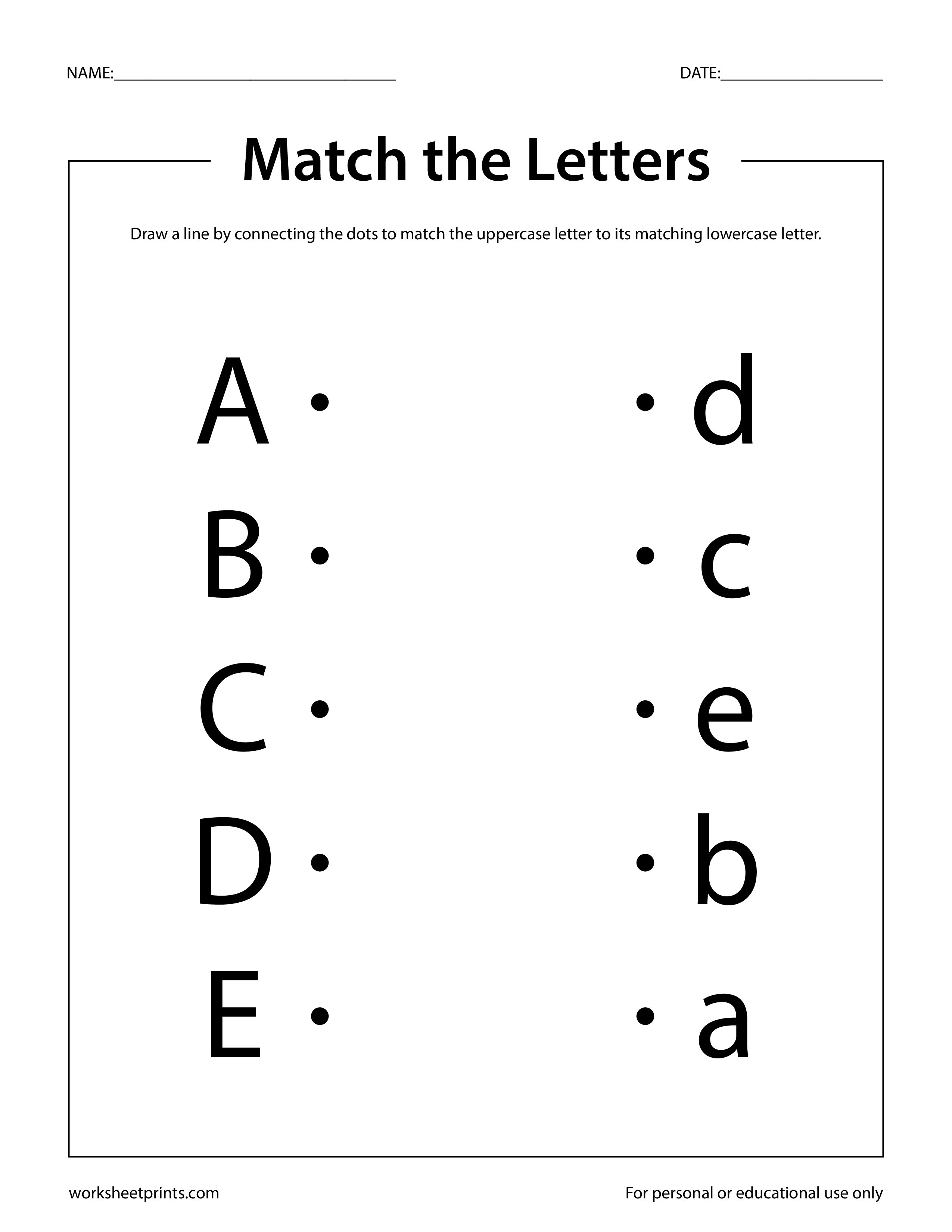 Match the Letters