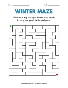 Winter Mazes