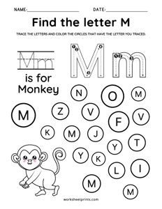 Find the Letter M