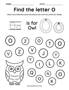 Find the Letter O