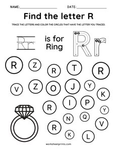 Find the Letter R
