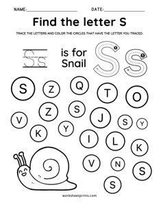 Find the Letter S
