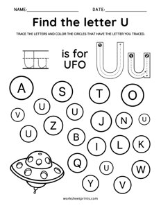 Find the Letter U
