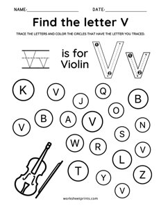 Find the Letter V