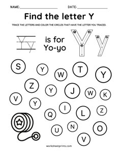 Find the Letter Y