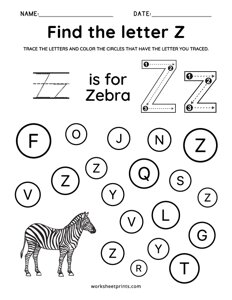 Find the Letter Z