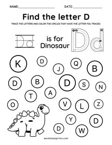 Find the Letter D