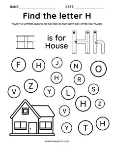 Find the Letter H