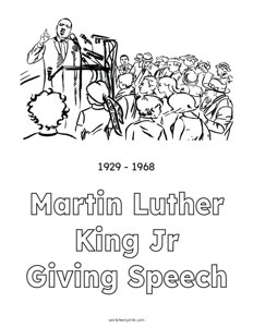 Martin Luther King Jr. Giving Speech