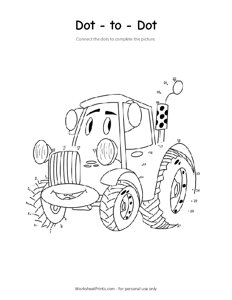 Tractor Connect the Dots