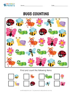 Find and Count - Bugs I Spy