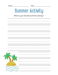 Summer Activity