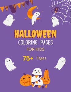 Halloween Coloring Workbook