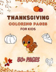 Thanksgiving Coloring Workbook