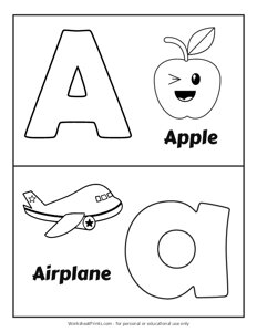 Page 2: ABC Alphabet Coloring Pages for Kids