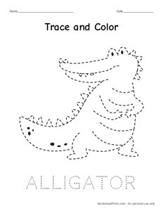 Alligator - Trace and Color