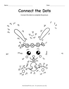 Easter Bunny - Connect the Dots