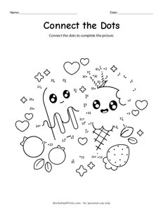 Ice Cream Sticks - Connect the Dots