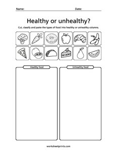 Healthy or Unhealthy Foods