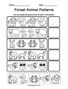 Forest Animal Patterns - What Comes Next?