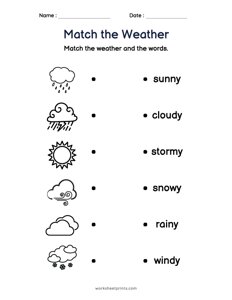 Match the Weather