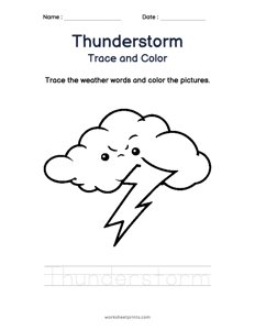 Thunderstorm - Trace and Color