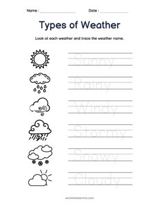 Trace the Types of Weather
