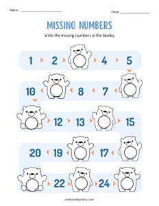 Bear Missing Numbers