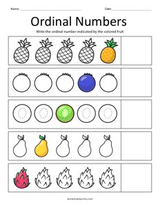 Ordinal Numbers #3