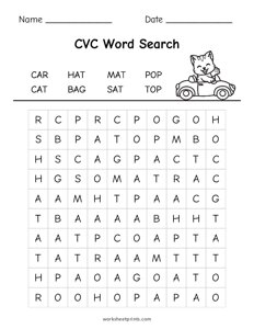 Find the CVC Words