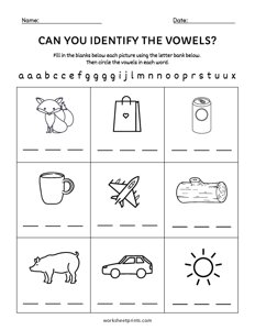 Identify the Vowels - #2