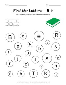 Find the Uppercase and Lowercase Letter B