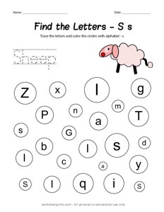 Find the Uppercase and Lowercase Letter S
