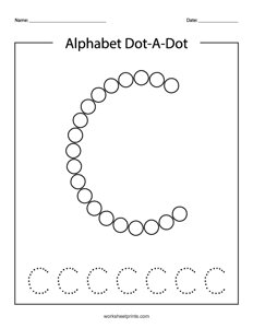 Uppercase C do-a-dot