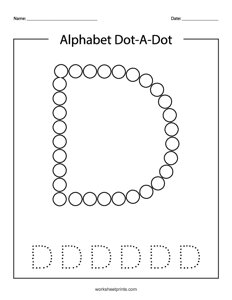 Uppercase D do-a-dot