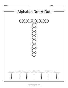 Uppercase T do-a-dot