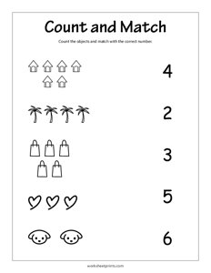 Count and Match 1-10 - #1