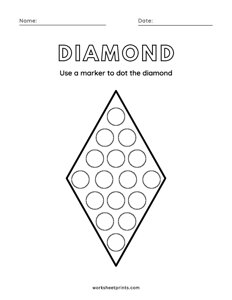 Diamond - Shape do-a-dot