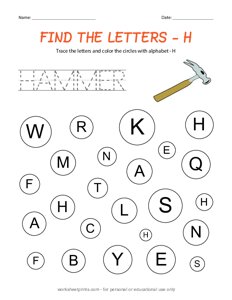 Find the Uppercase Letter H