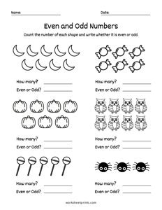 Halloween: Even or Odd Numbers