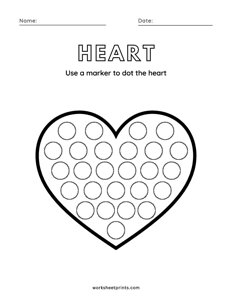 Heart - Shape do-a-dot
