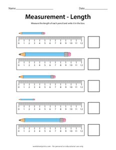 Measurement - Pencil Length