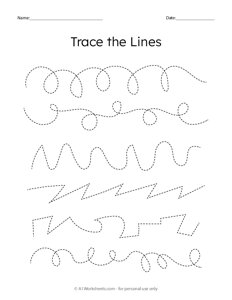 Line Tracing - Zigzag Lines - #1
