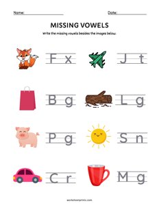 Missing Vowels - #1