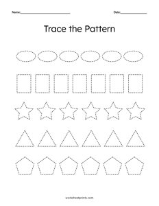 Trace the Shapes Patterns