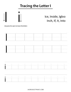 Letter Tracing - I